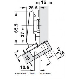 ZAWIAS B CLIPTOP+BLUM  +30'III      79B9456