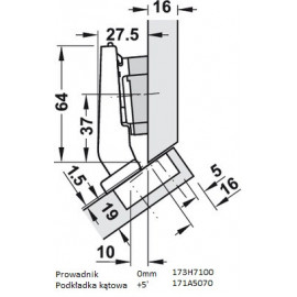 ZAWIAS B CLIPTOP+BLUM  +30'III      79B9456