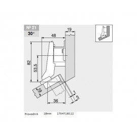 ZAWIAS B CLIPTOP+BLUM  +30'II       79B9556