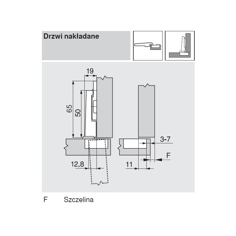 ZAWIAS B DO LODÓWKI       91K9550.21