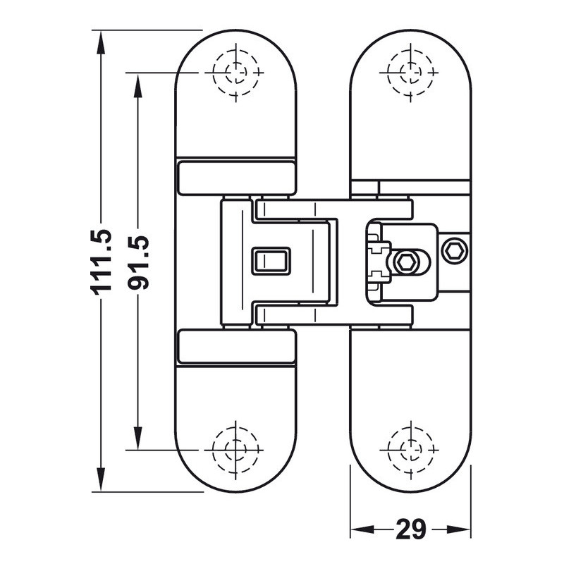 ZAWIAS H BEZPRZYLG 40 UNIWER/KUBICA  927.91.554*