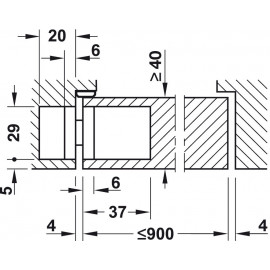 ZAWIAS H BEZPRZYLG 40 UNIWER/KUBICA  927.91.554*