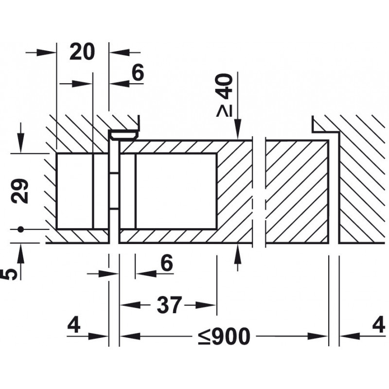 ZAWIAS H BEZPRZYLG 40 UNIWER/KUBICA  927.91.554*