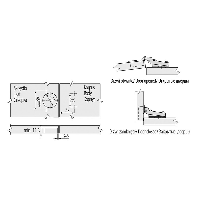ZAWIAS PUSZKOWY GTV  +PROW  DB  ZP-BICN080BE