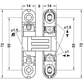 ZAWIAS H KUBIKINIA 3D      szary       341.24.415 / 341.24.435