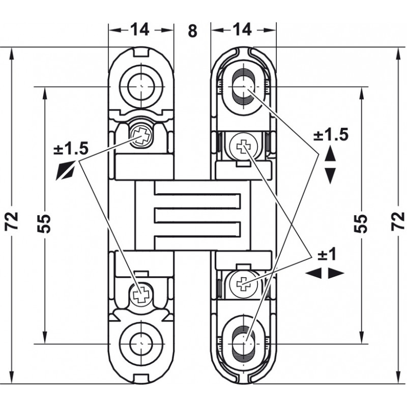 ZAWIAS H KUBIKINIA 3D      szary       341.24.415 / 341.24.435