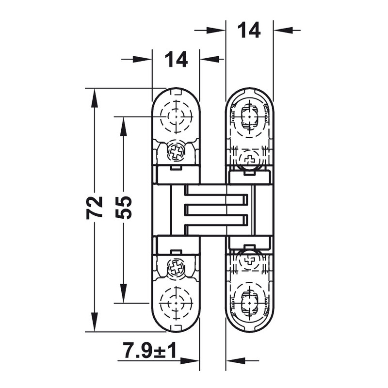 ZAWIAS H KUBIKINIA 3D      szary       341.24.415 / 341.24.435