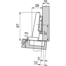 ZAWIAS B CLIPTOP TIPON PROF. DN  70T9550
