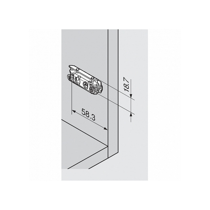 PROWADNIK B ONYKS CLIP 175H3100 HK-S HF   V500