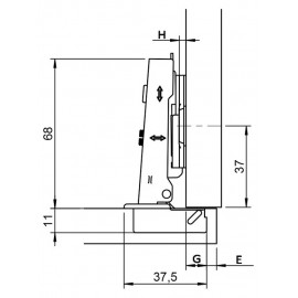 ZAWIAS HAFELE 110  DN                           311.04.036