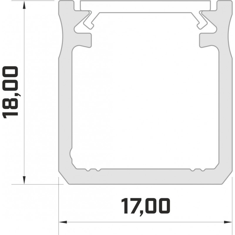 LED LUMINES profil aluminiowy typ Y, srebrny L-L
