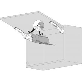 AVENTOS SERVO JEDNOSTKA NAPĘDU HK top PRZE+ZŁ  23KA000
