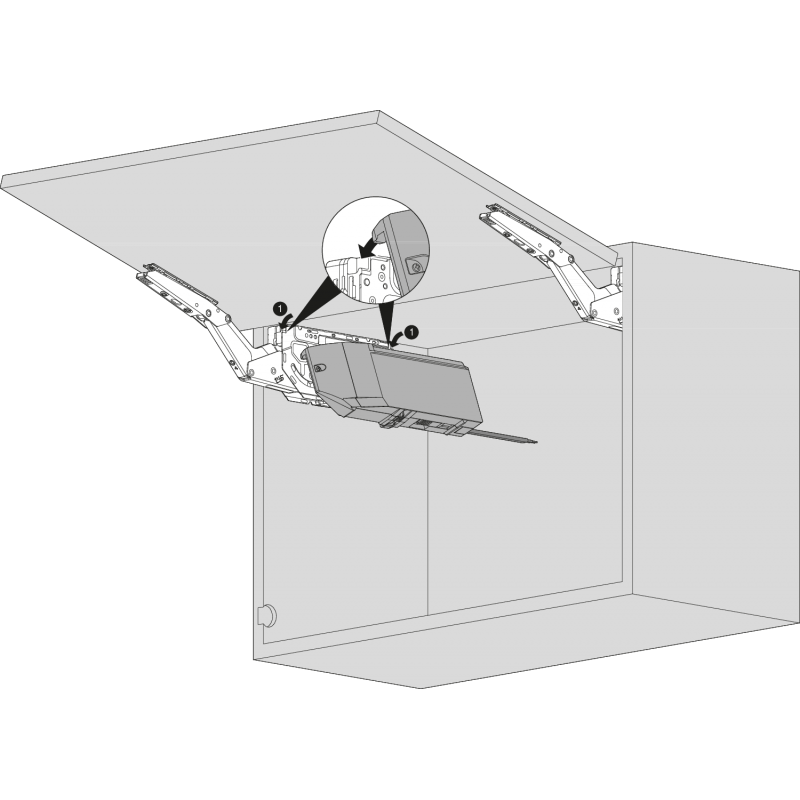AVENTOS SERVO JEDNOSTKA NAPĘDU HK top PRZE+ZŁ  23KA000