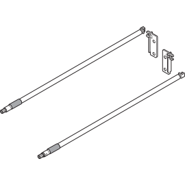 RELING METABOX   ZRE.521S    KREM  55 cm