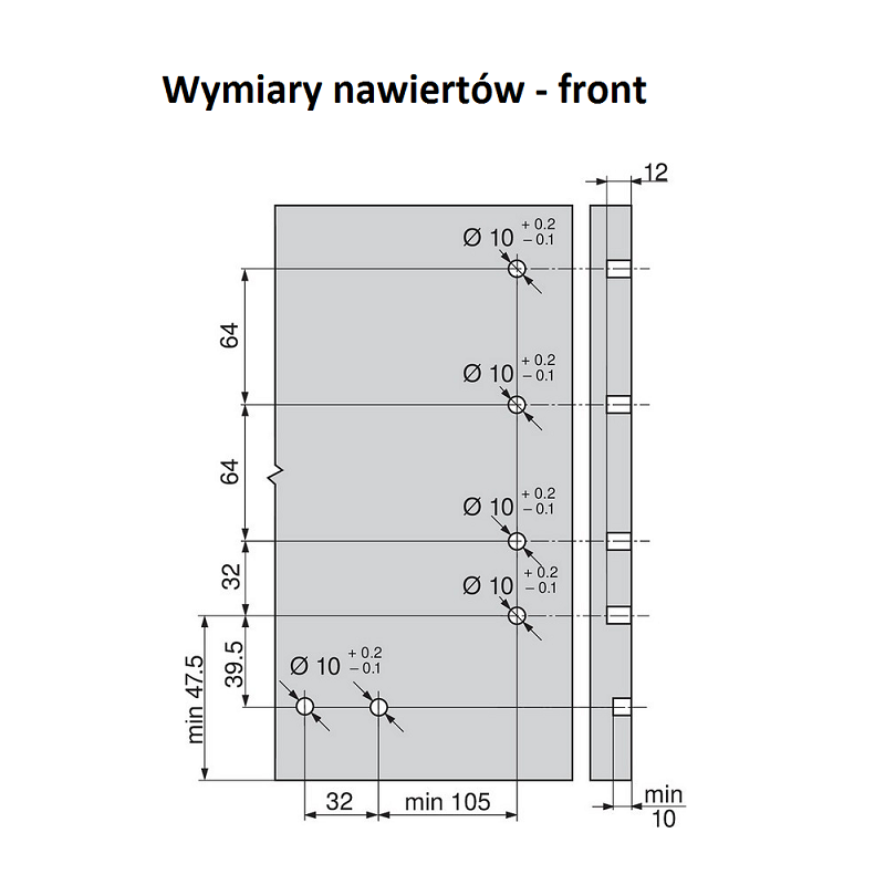 STABILIZACJA TBX FRONTU         Z96.10E1