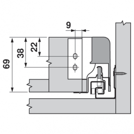 MOCOW INT/ANT TYŁ N  czarne Z30N000S P+L**