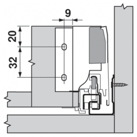 MOCOW ANTARO TYŁ M szare Z30M000S  L+P