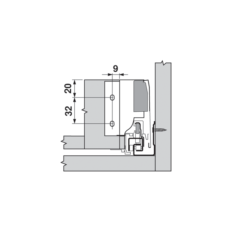 MOCOW ANTARO TYŁ M szare Z30M000S  L+P