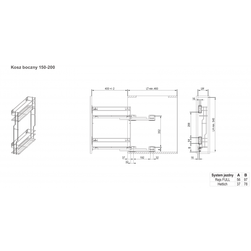 CARGO MINI VAR-MULTI BOCZNE 15  SREBRNY ***