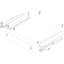 PROWADNICA LBX blumotion S  753.6501S 70kg