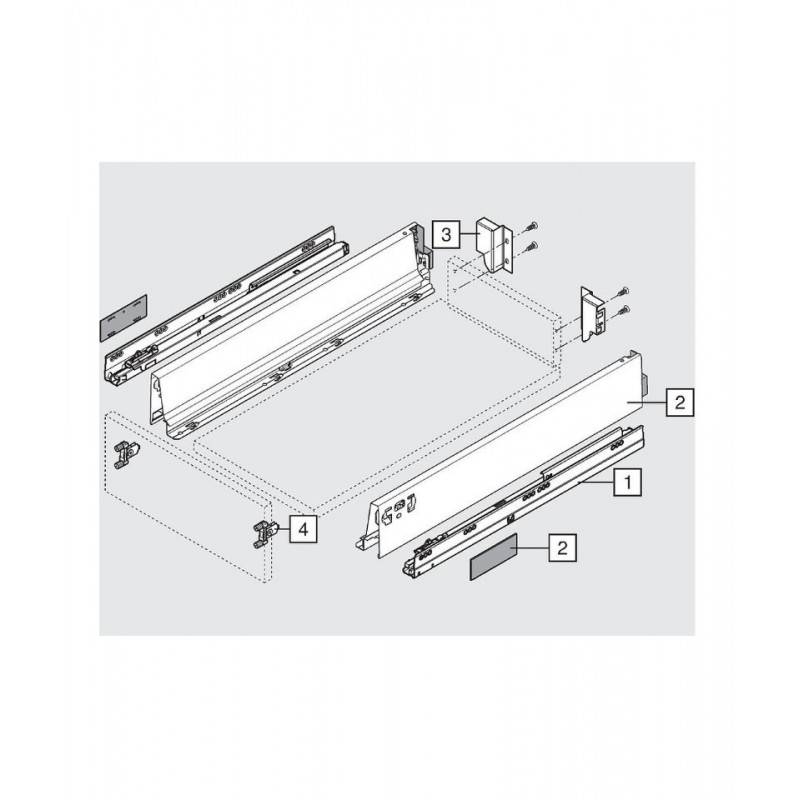 BOK INT/ANT M  biały  40 L 378M4002SA  L