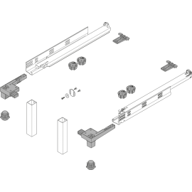 SPACE STEP ZESTAW  Z95.4600  L-460  ANTRACYT MAT