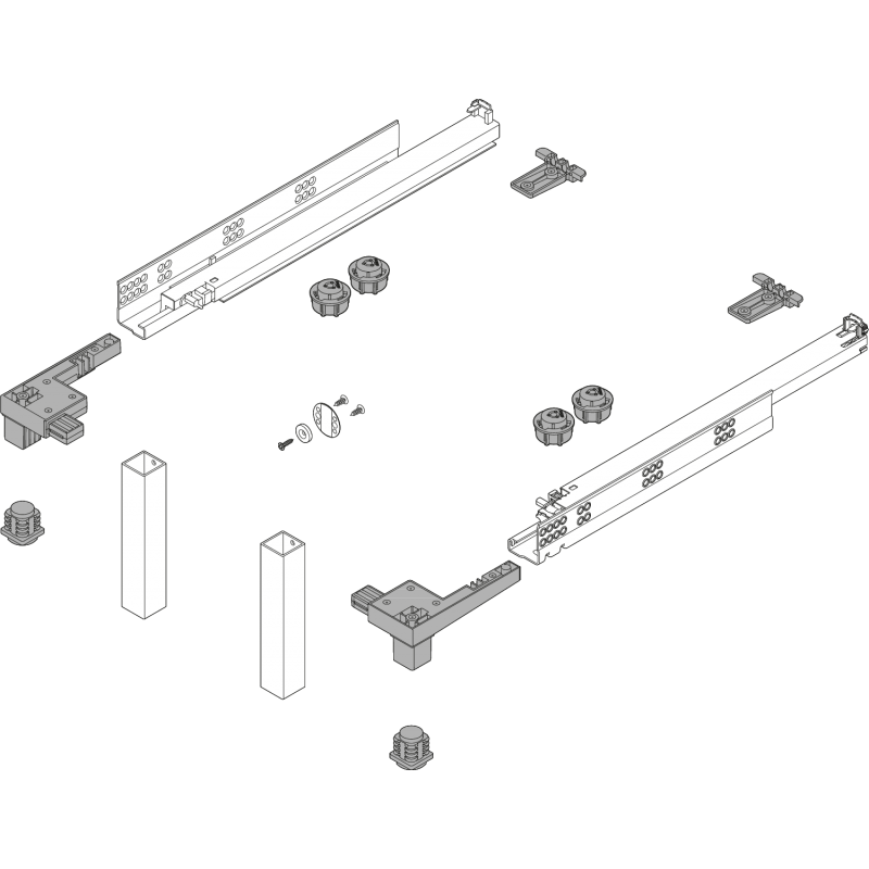SPACE STEP ZESTAW  Z95.4100  L-410  ANTRACYT MAT