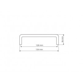 UA 04-0160-A0C00        UCHWYT MEBLOWY**
