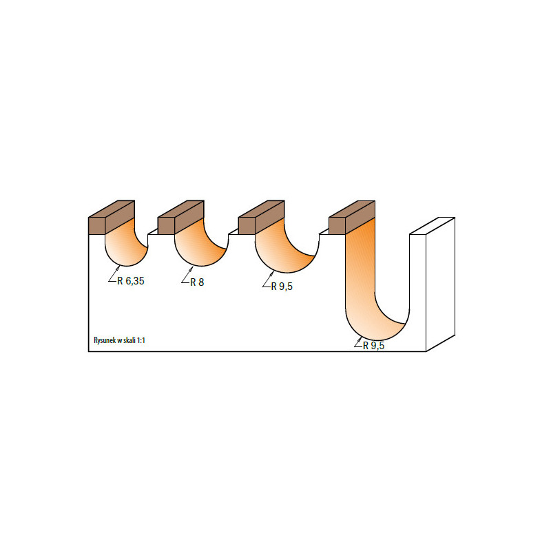 CMT FREZ 914.190.11 HM R9.5 D19       S8