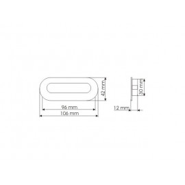 MD 12-0096-G0008        UCHWYT MEBLOWY ***