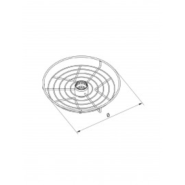 PÓŁKA 450 ŚRODKOWA        MOSIĄDZ/PATYNA