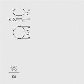 GP 16-G0004             GAŁKA MEBLOWA