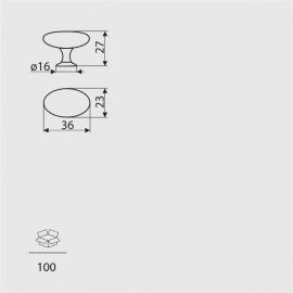 GP 09-G0006             GAŁKA MEBLOWA ***