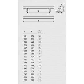 RE 10-0256-G0004-356    UCHWYT MEBLOWY ***