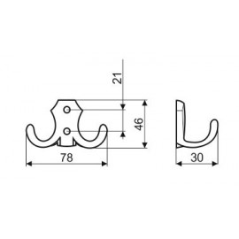 WP 89-G0003             WIESZAK MEBLOWY***