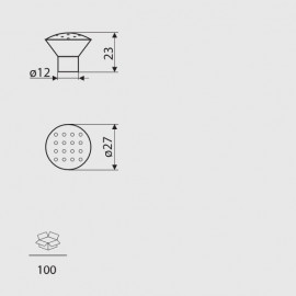 GA 28-G0008             GAŁKA MEBLOWA***