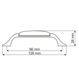 UP 19-0096-G00AB-MLK-1  UCHWYT MEBLOWY**