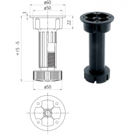 NÓŻKA KUCHENNA Volpato     H-100  op.300