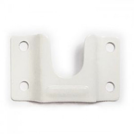 UCHWYT DRĄŻKA DO SZAFY MAL BIAŁY