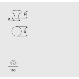 GP 21-      MLK-3       GAŁKA MEBLOWA ***