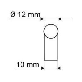 RE 81-0128-G0007        UCHWYT MEBLOWY ***