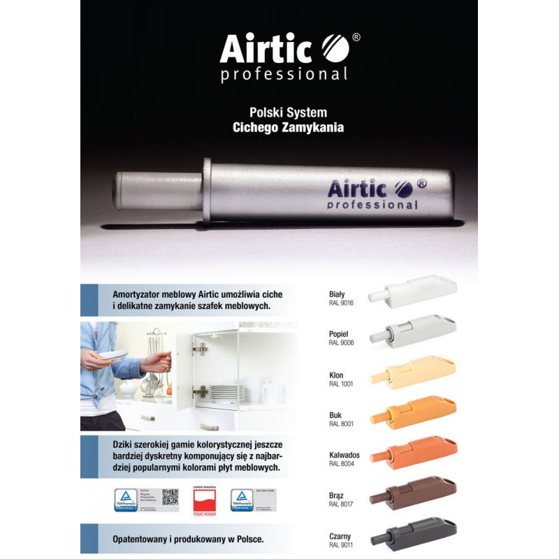 AMORTYZATOR P-M POPIEL             RAL 9006