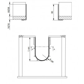 OSŁONA SYFONU Volpato  16mm POPIEL