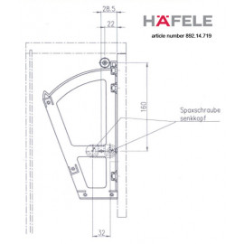 PÓŁKA NA BUTY 1-CZ    BIAŁA     892.14.719