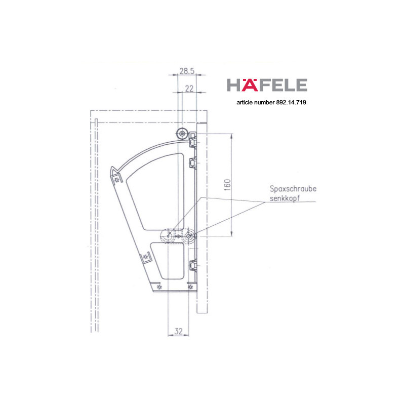 PÓŁKA NA BUTY 1-CZ    BIAŁA     892.14.719