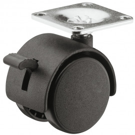 KÓŁKO HAFELE CZARNE Z HAMUL   660.08.311 