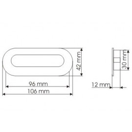 MD 12-0096-G0006        UCHWYT MEBLOWY ***
