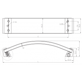 GTV UZ ROSES/256/20  UCHWYT CZARNY+CZARN ***