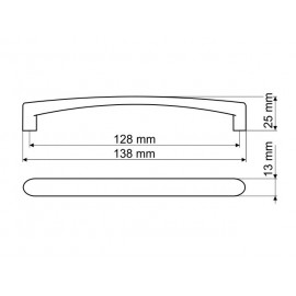 UN 40-0128-G0007-PL     UCHWYT MEBLOWY**