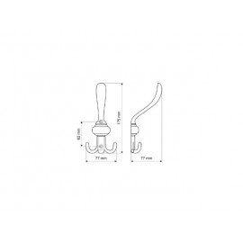 WP 65-G0006             WIESZAK MEBLOWY***